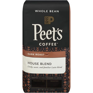 Peets Coffee Whole Bean House Blend