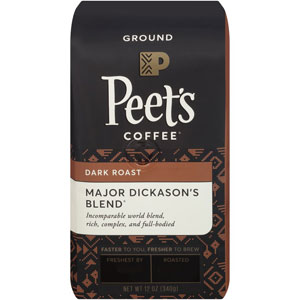 Peets Coffee Ground Major Dickasons Blend