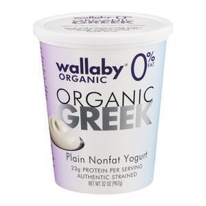 Wallaby Organic Greek Yogurt Nonfat Plain