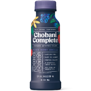 Chobani Complete Yogurt Drink - Mixed Berry Vanilla