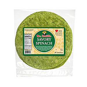 Mr Tortilla - Spinach Tortillas 8 inch