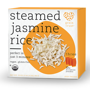 Grain Trust Steamed Jasmine Rice - Frozen