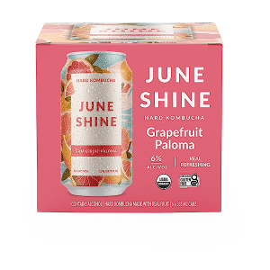 JuneShine Hard Kombucha - Grapefruit Paloma