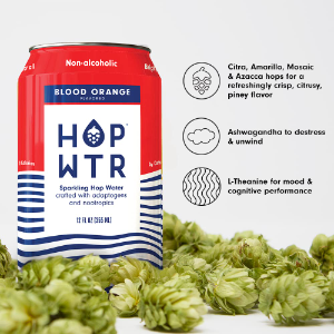 HOP WTR Sparkling Water - Blood Orange