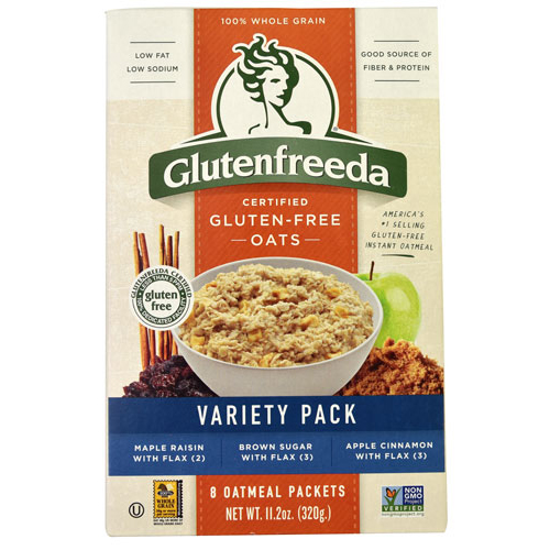 Glutenfreeda Oatmeal - Instant Variety Pack