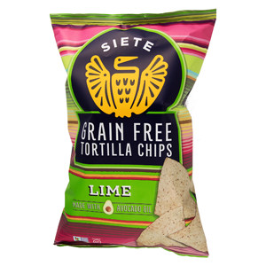 Siete Grain Free Tortilla Chips - Lime