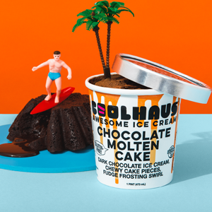 Coolhaus Ice Cream - Chocolate Molten Cake