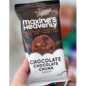 Maxines Heavenly GF Cookies Snack Pack - Choc Chunk