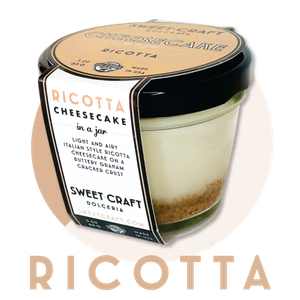 Sweet Craft Desserts in a Jar - Lemon Ricotta Cheesecake