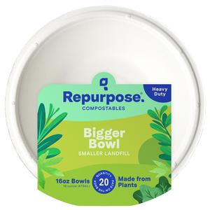Repurpose Paper Bowls 16 oz - Compostable