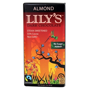Lilys Chocolate - 55% Dark Almond Bar