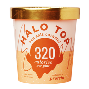 Halo Top Light Ice Cream - Sea Salt Caramel