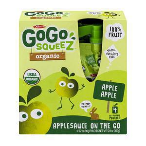 GoGo Squeez Organic Applesauce - Apple