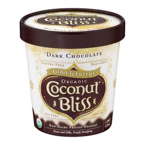 Coconut Bliss Ice Cream Dark Choc