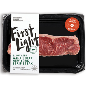 First Light Grass Fed Wagyu Steak - NY Strip