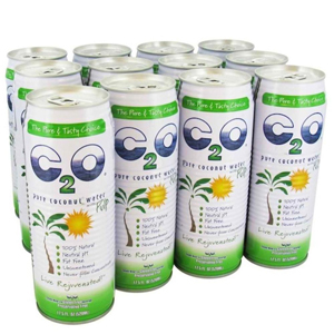 C2O Coconut Water with Pulp 17.5 oz can