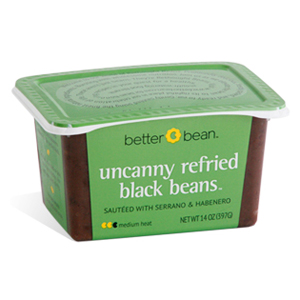 Better Bean Uncanny Refried Black Bean Tub