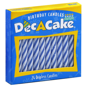 Dec A Cake Spiral Birthday Candles