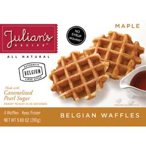Julians Belgian Waffles Maple