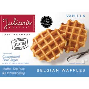 Julians Belgian Waffles Vanilla